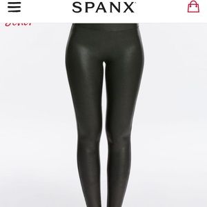 Spanx Faux Leather Leggings